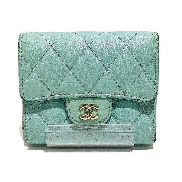 Chanel Matelasse Caviar Skin Trifold Wallet - Picture 1 of 9
